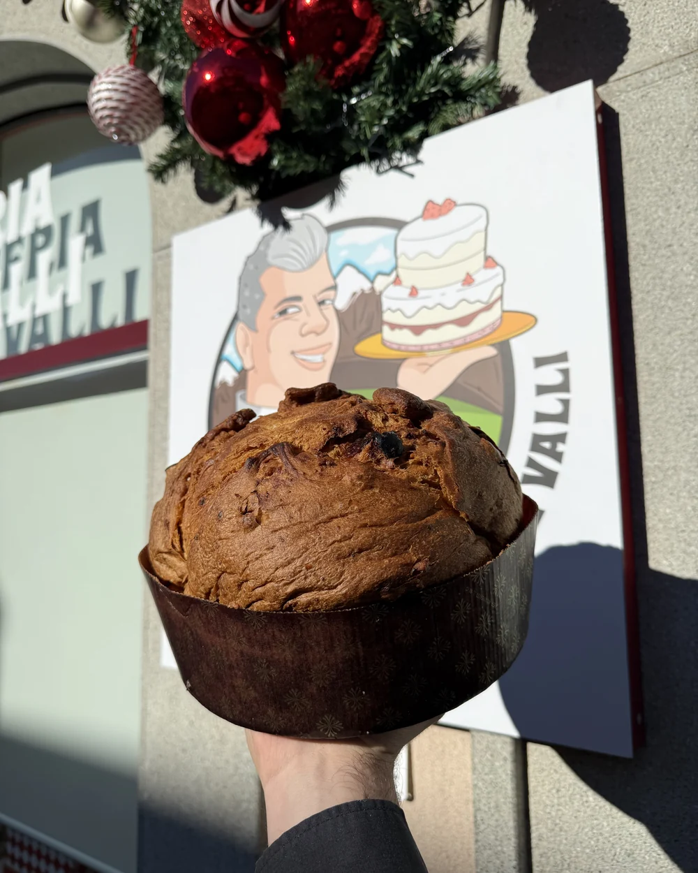 Panettone Triestina, senza glassa — Cremeria delle Valli, Zogno