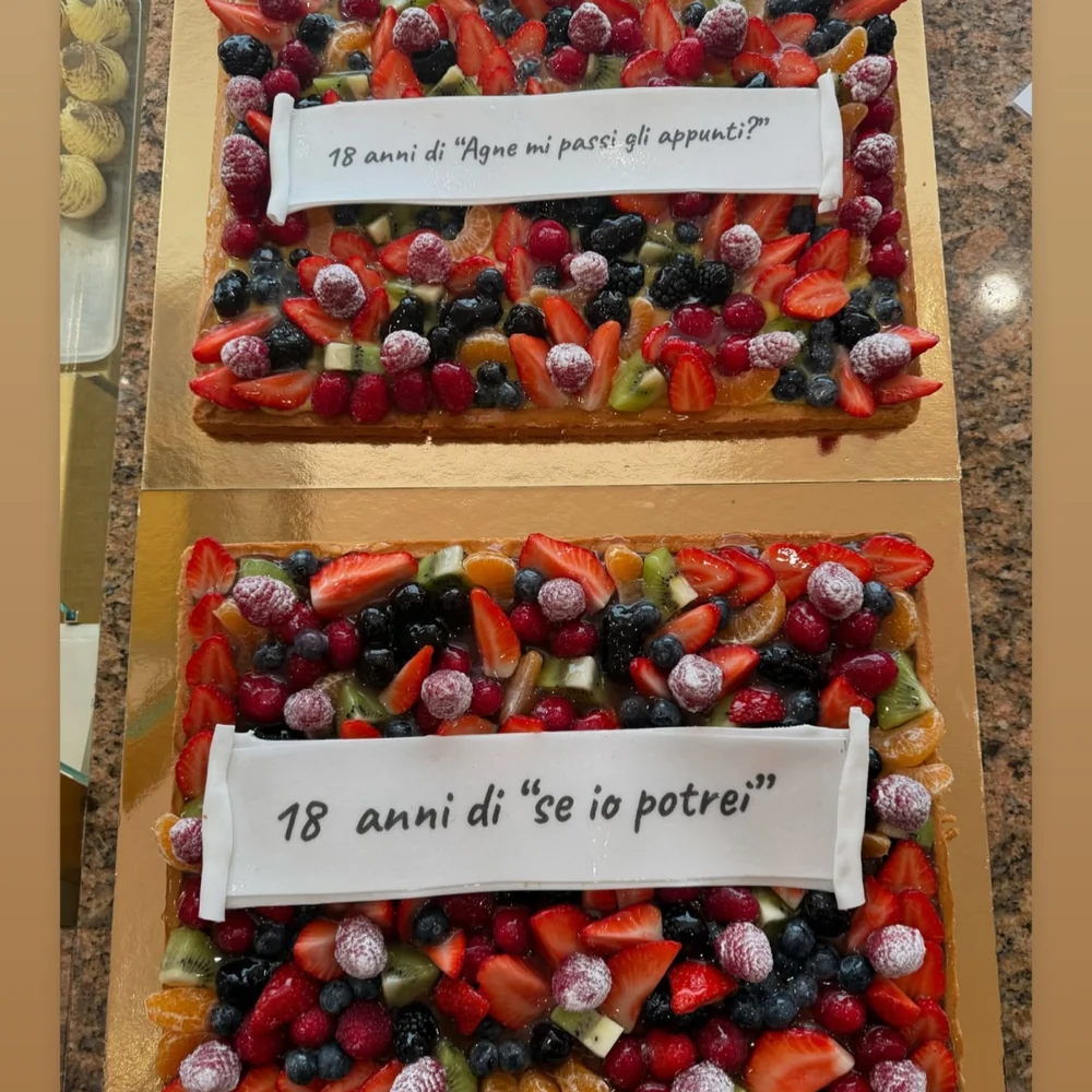 Crostata di frutta a cuore — Cremeria delle Valli, Zogno